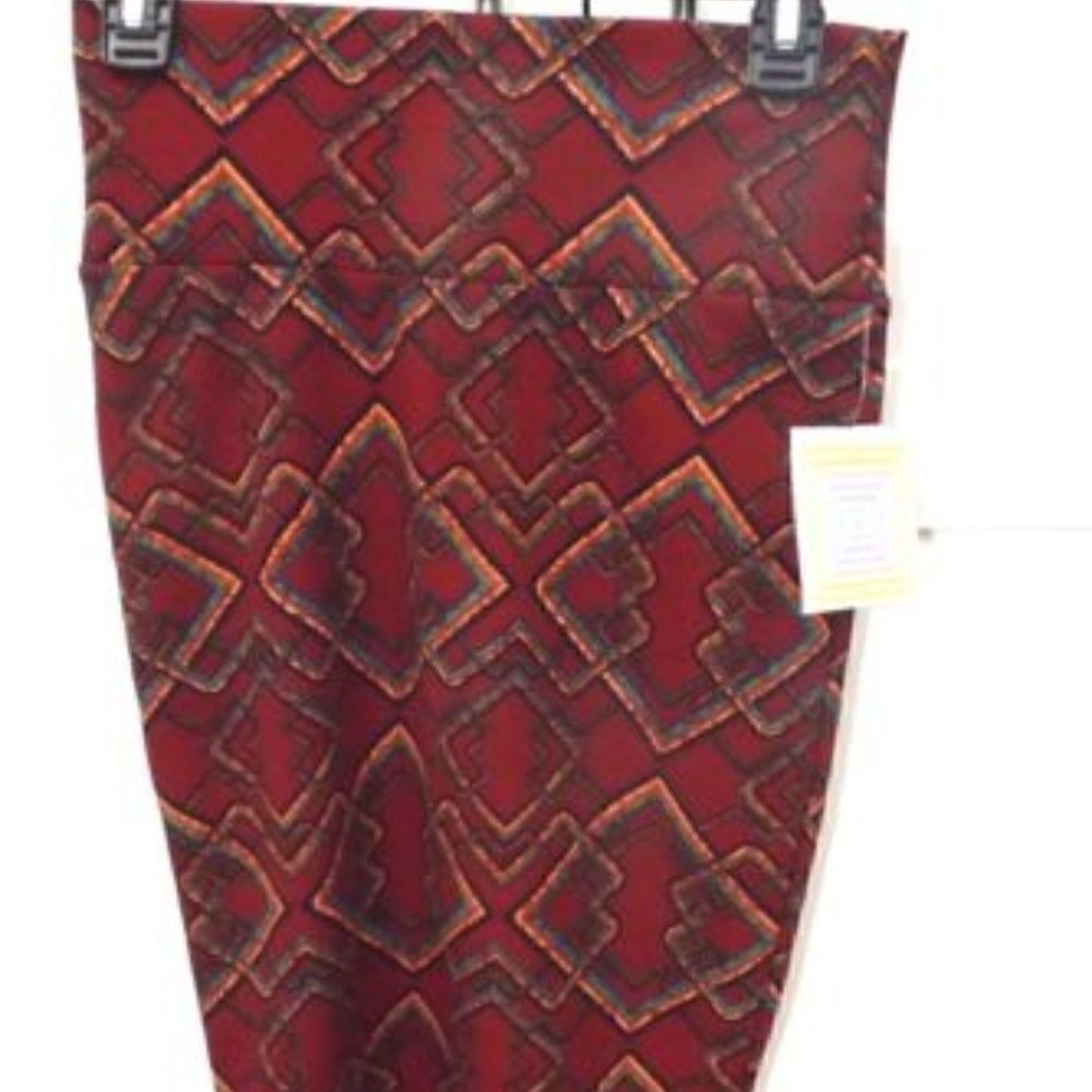 Lularoe XS NWT/Brand New Red Multicolor Cassie